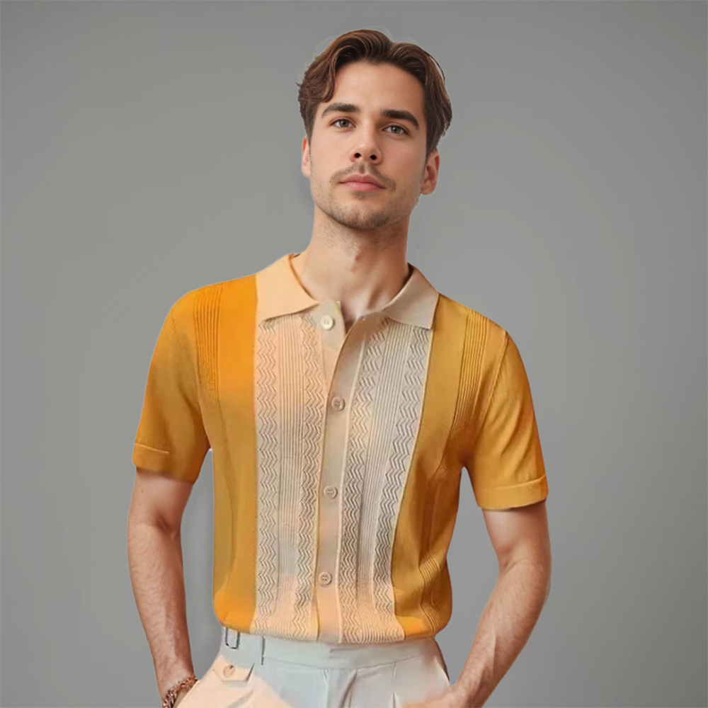 Men's Short Sleeve Linen Shirt
