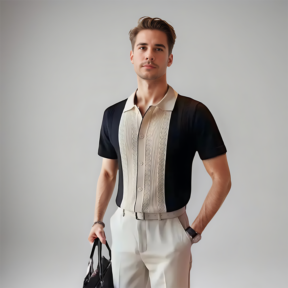 Men's Short Sleeve Linen Shirt