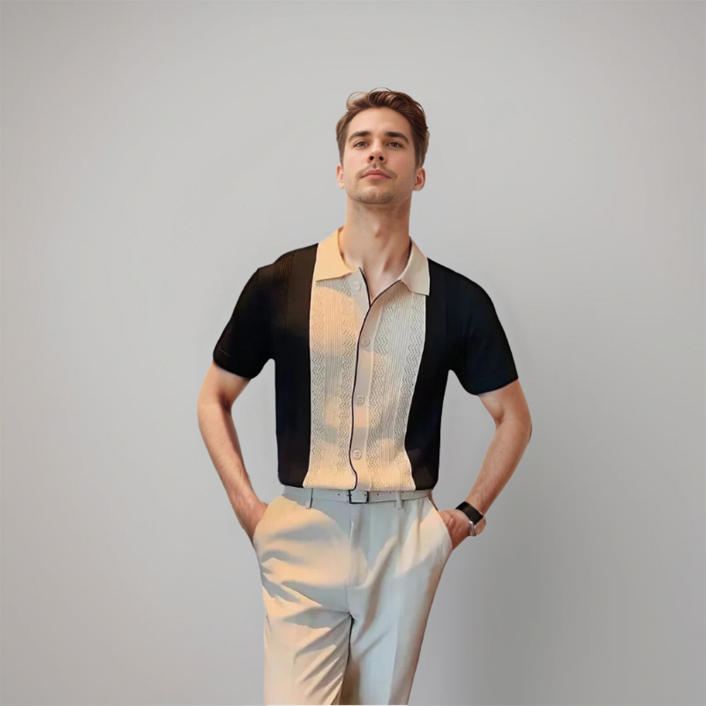 Men's Short Sleeve Linen Shirt