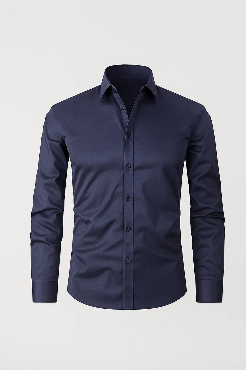 Men's Slim Fit Long Sleeve Dress Shirt