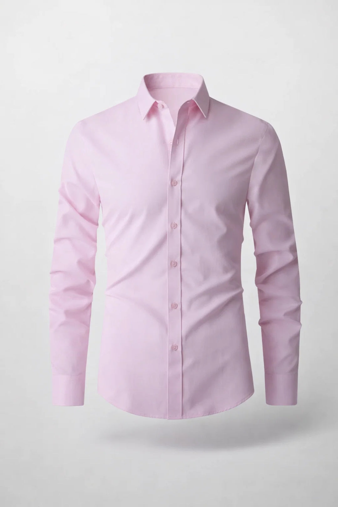 Men's Slim Fit Long Sleeve Dress Shirt