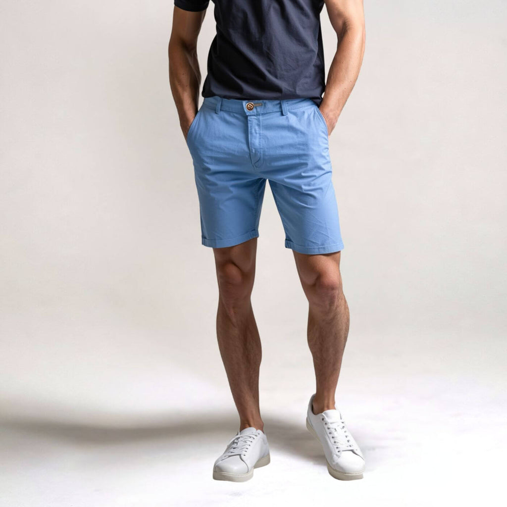 Men's Slim Fit Smart-Casual Shorts for Summer Wear
