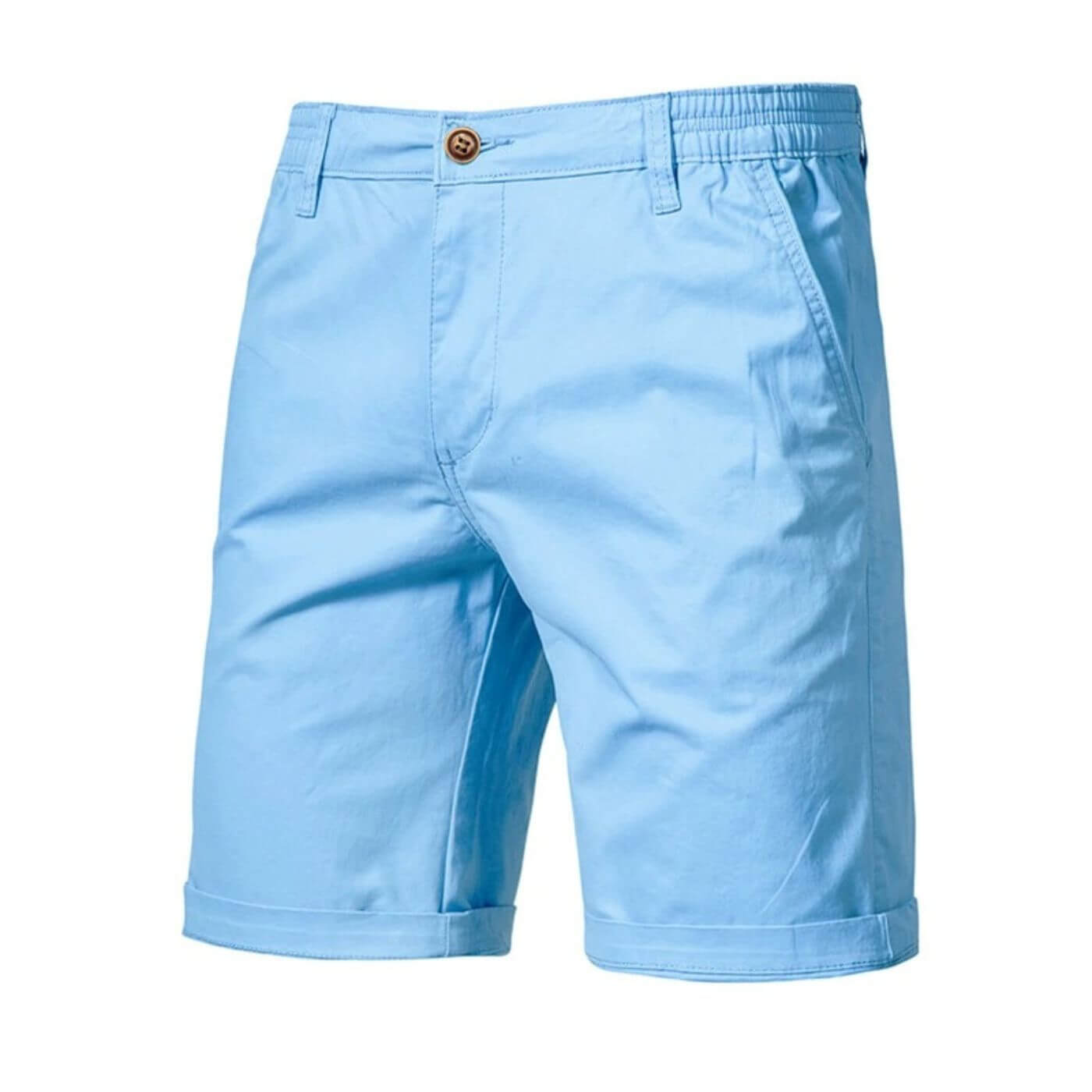 Men's Slim Fit Smart-Casual Shorts for Summer Wear