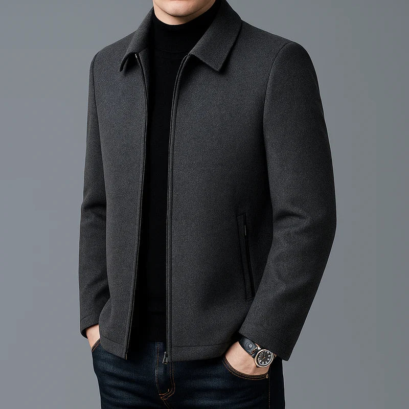 Men's Slim Fit Wool Jacket