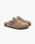 Suede Clog with Ergonomic Footbed