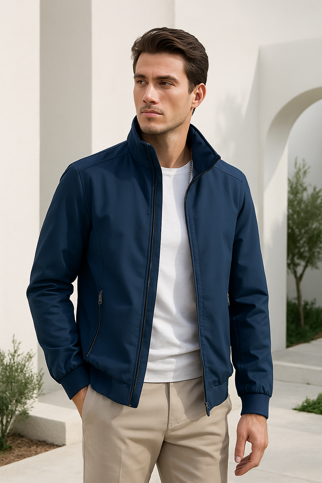 Men's Summer Jacket – Windproof Design for Comfort and Versatility