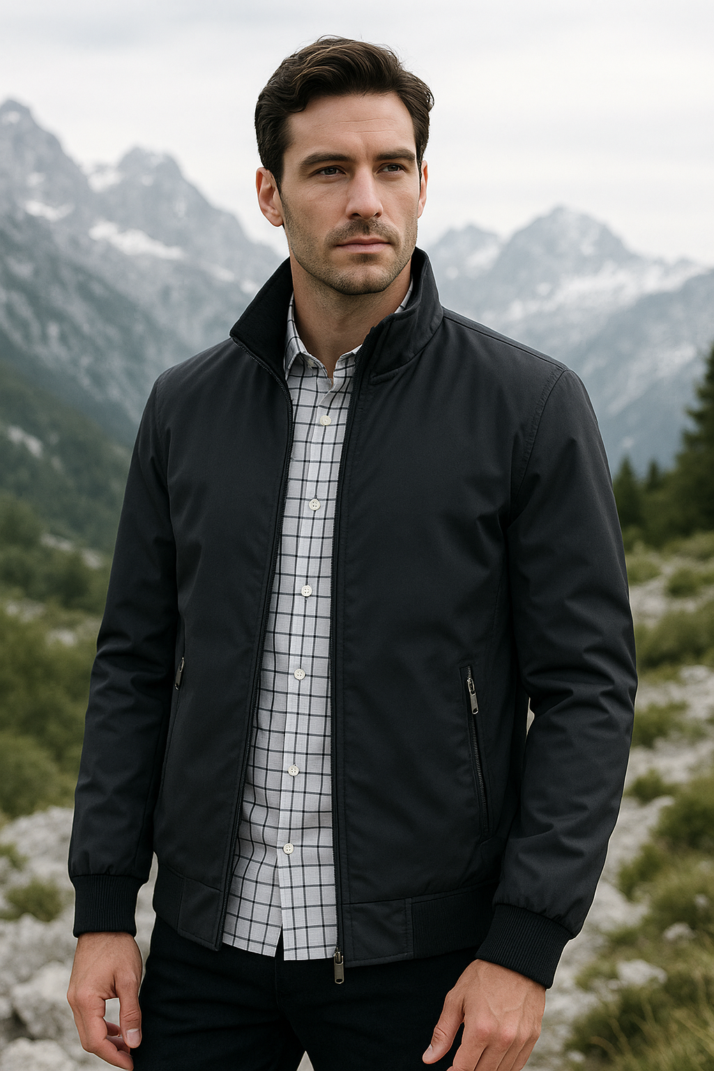 Men's Summer Jacket – Windproof Design for Comfort and Versatility