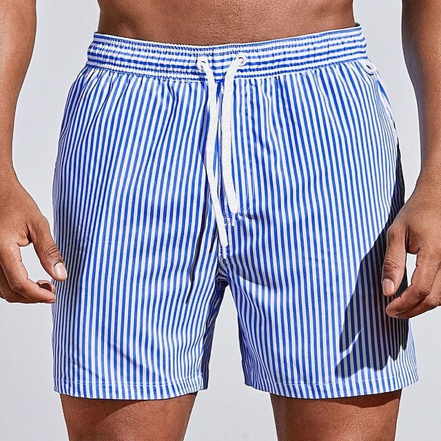 Men's Classic Striped Swim Shorts