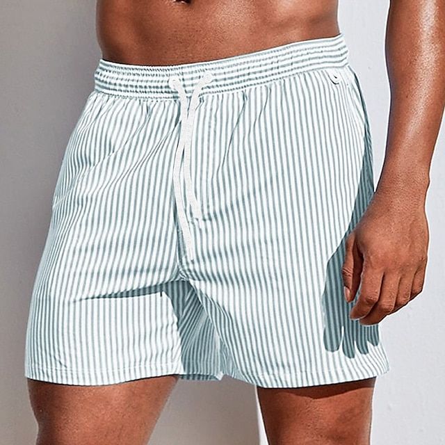 Men's Classic Striped Swim Shorts