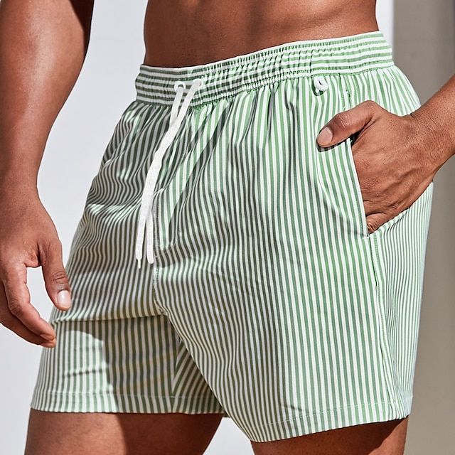 Men's Classic Striped Swim Shorts