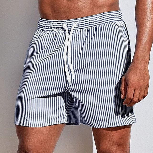 Men's Classic Striped Swim Shorts