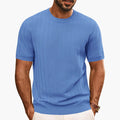Men's Textured Round Neck T-Shirt