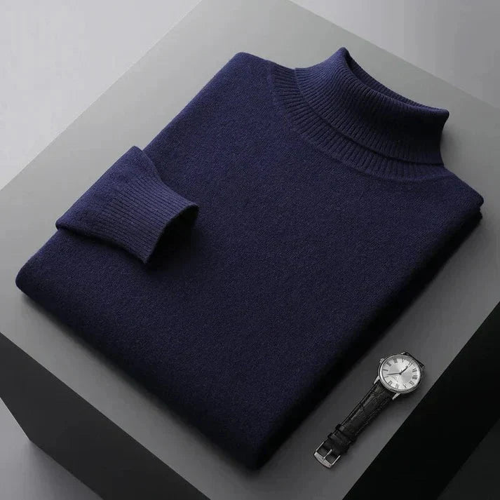 Men's Turtleneck Sweater Classic Fit for Versatile Style 6