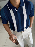 Men's V-Neck Short Sleeve Polo Shirt