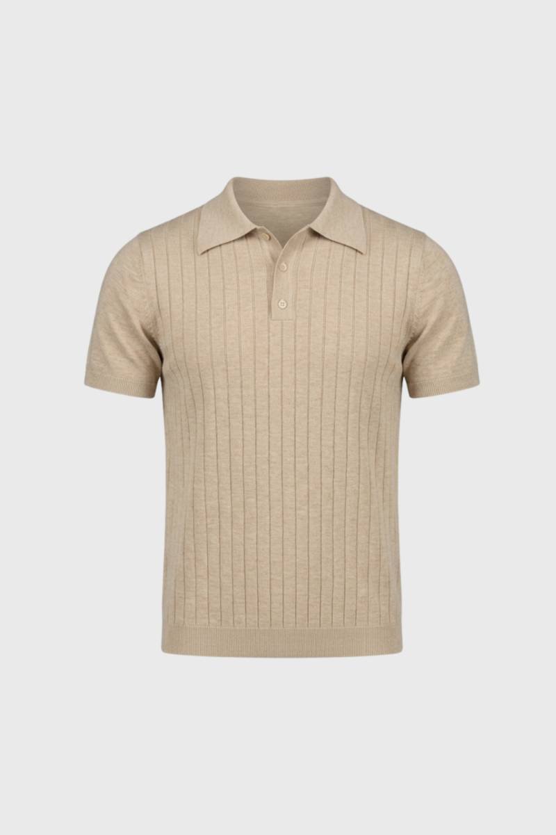 Men's Vintage Style Polo Shirt for Casual and Business Wear