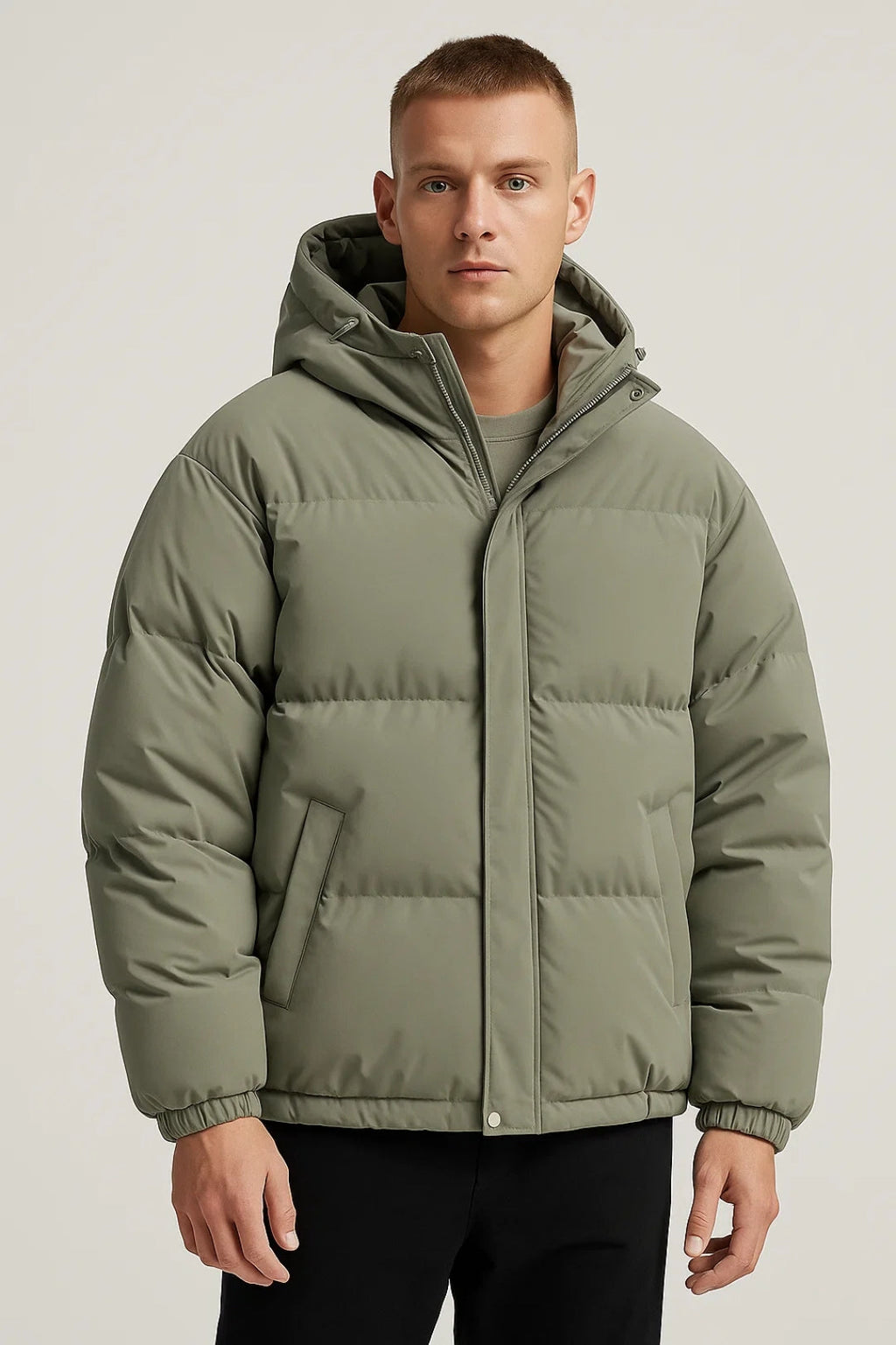 Men's Winter Puffer Jacket – Warm & Stylish Design
