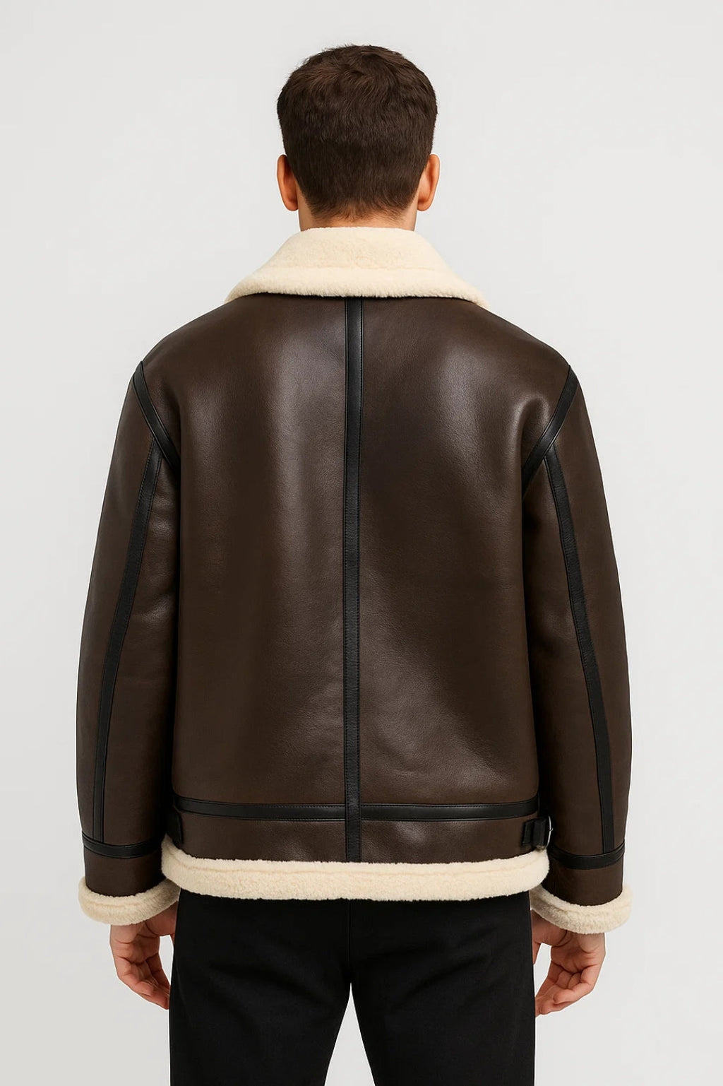 Men's Aviator Jacket – Classic Winter Style with Cozy Warmth