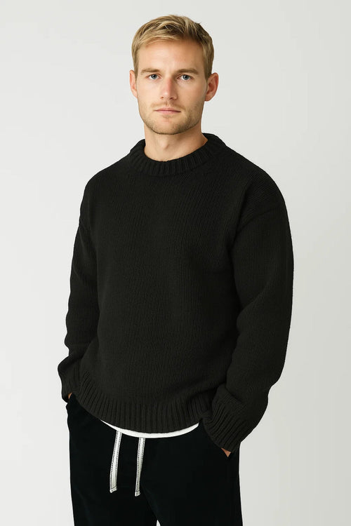 Men's Winter Sweater – Soft Coarse Texture for Comfort