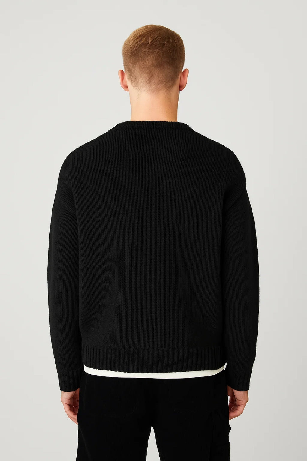 Men's Winter Sweater – Soft Coarse Texture for Comfort