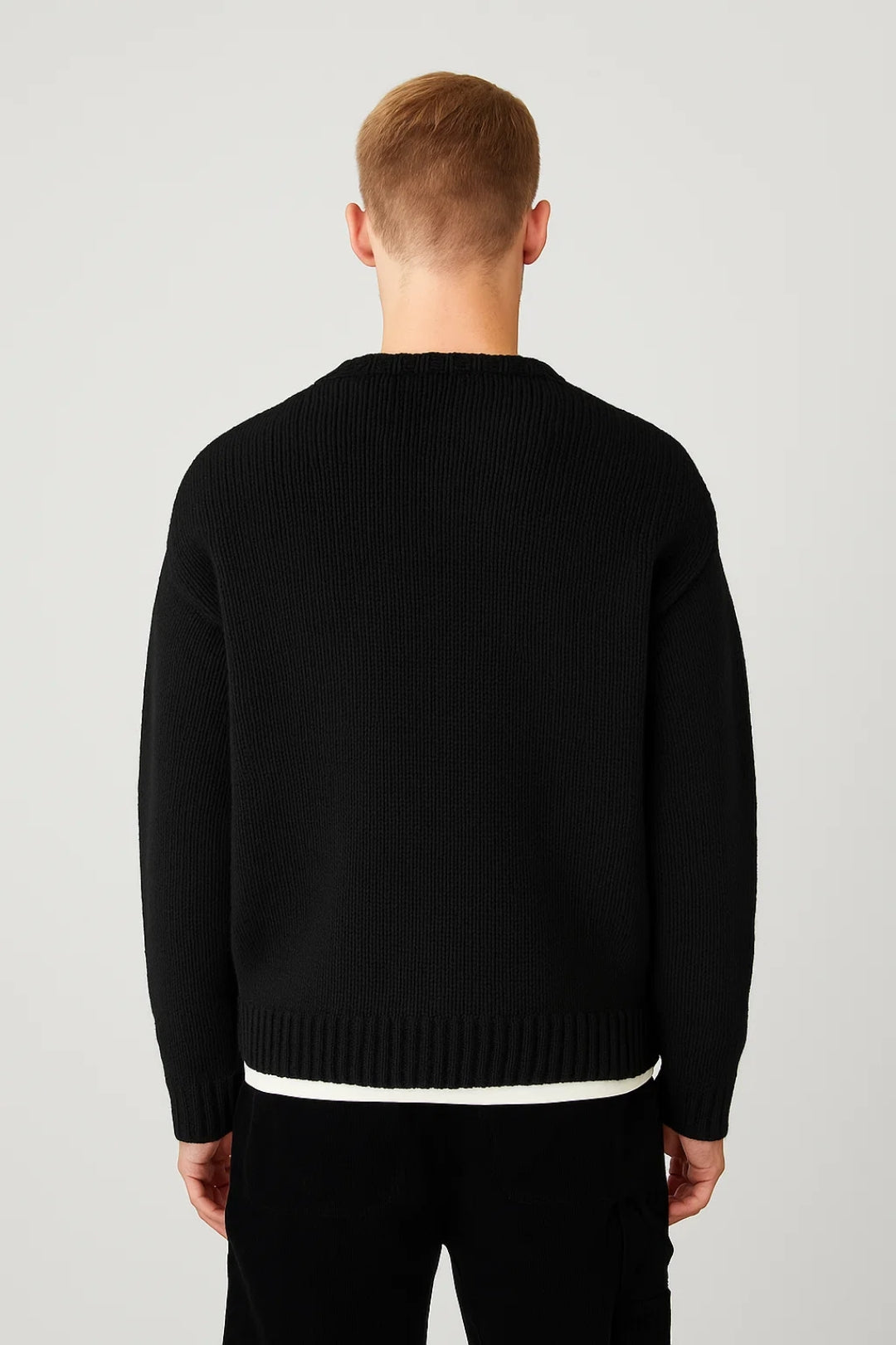 Men's Winter Sweater – Soft Coarse Texture for Comfort