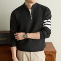 Men's Zipper Half-High Neck Sweater
