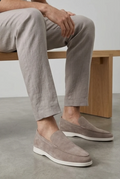 Men's Slip-On Loafer Shoes with Light Sole