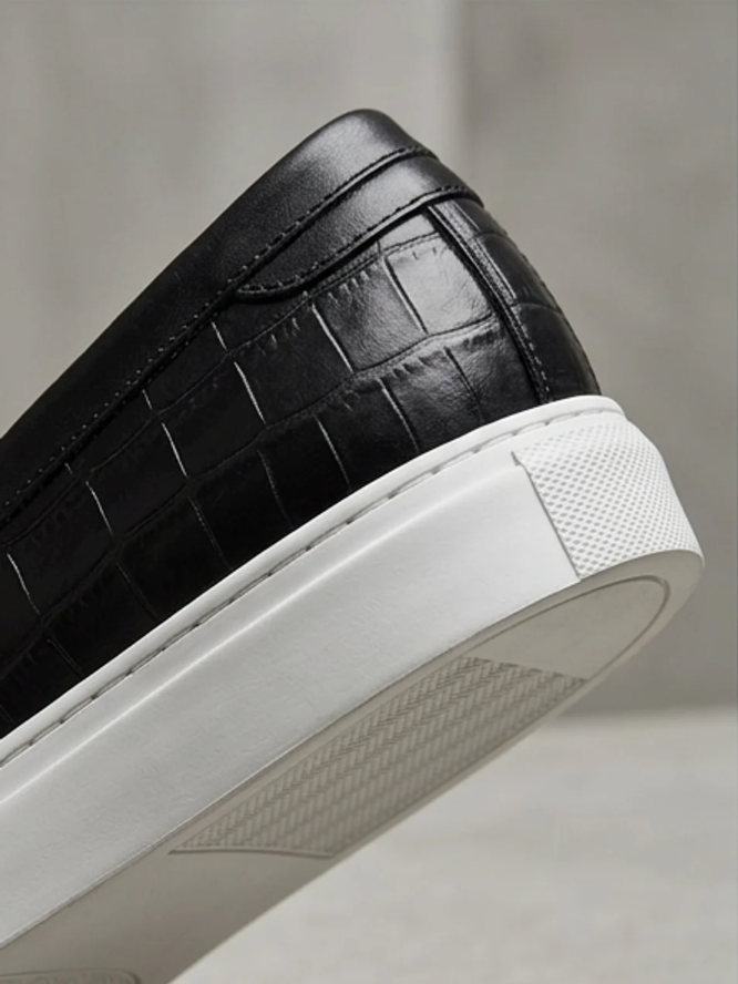 Mens Loafers with Tassel Detail and Slip On Design