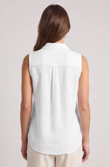 Women's Button Sleeveless Shirt