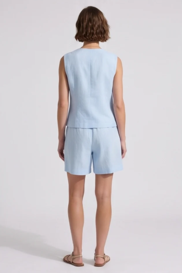 Women's Elegant Vest Top and Shorts Two-Piece Set