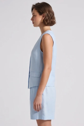Women's Elegant Vest Top and Shorts Two-Piece Set