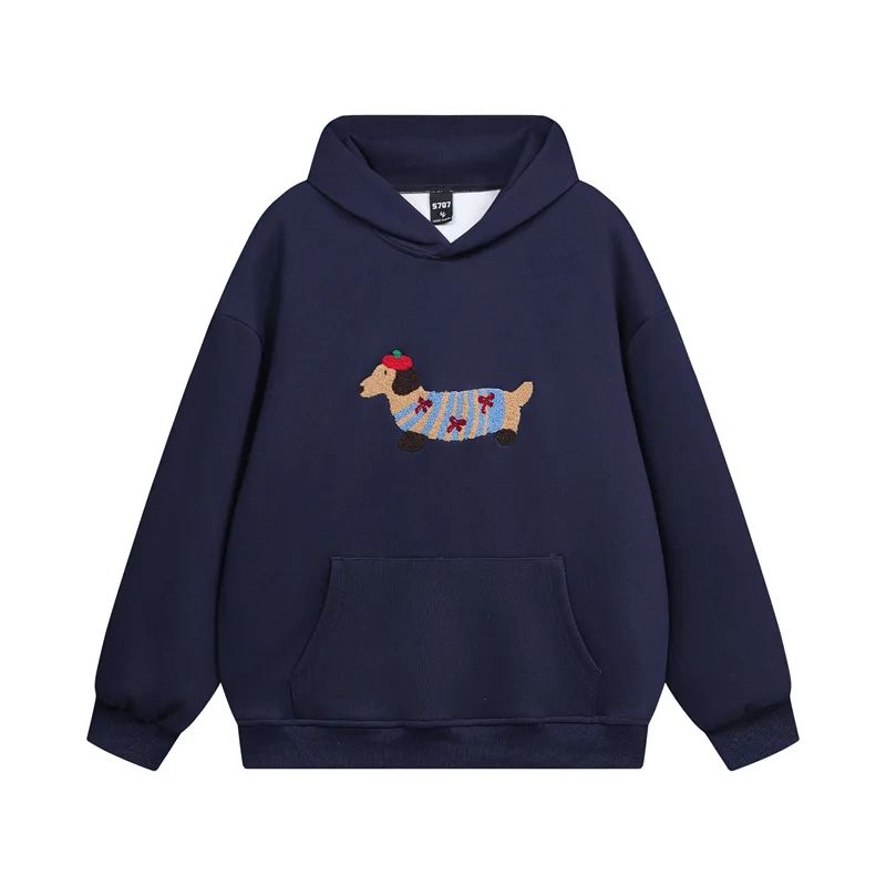 Unisex Oversize Dachshund Design Hoodie