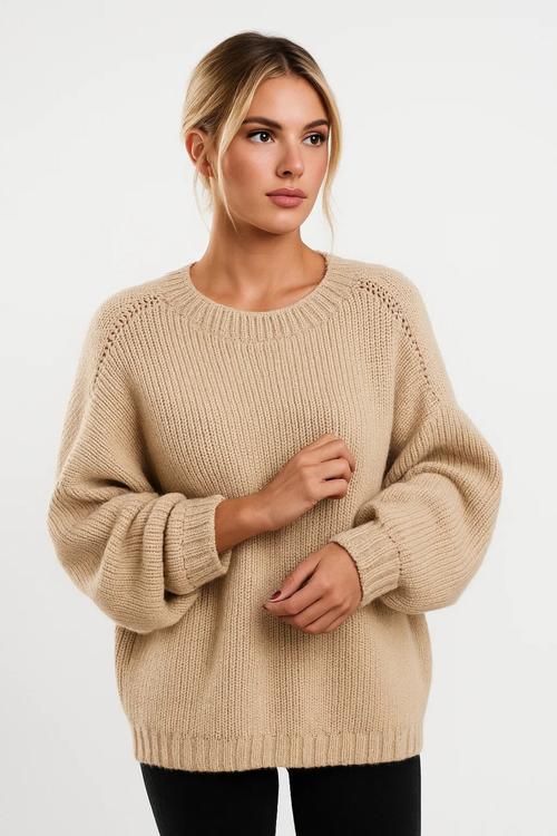 Women's Cozy Oversized Sweater – Soft, Airy Knit
