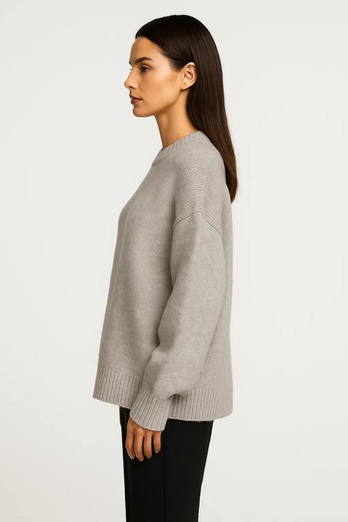 Women's Oversized Sweater – Cozy Ribbed Design