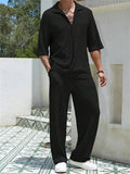 Women's Asymmetrical Cardigan Comfort Set