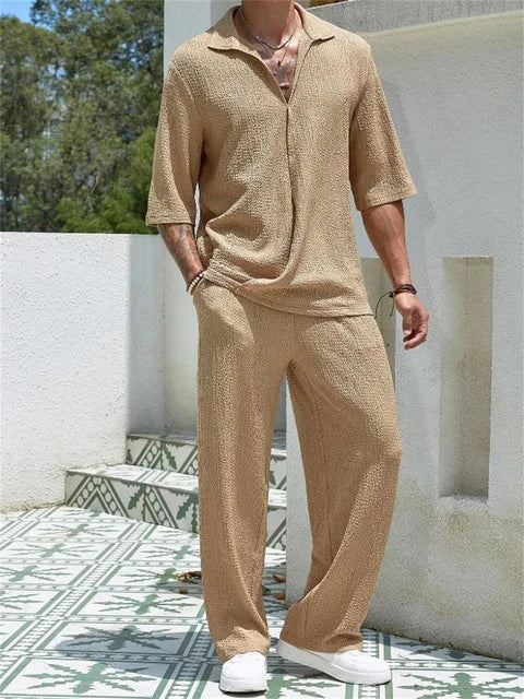 Women's Asymmetrical Cardigan Comfort Set