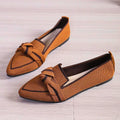Women's Ballet Flats with Charming Button Details