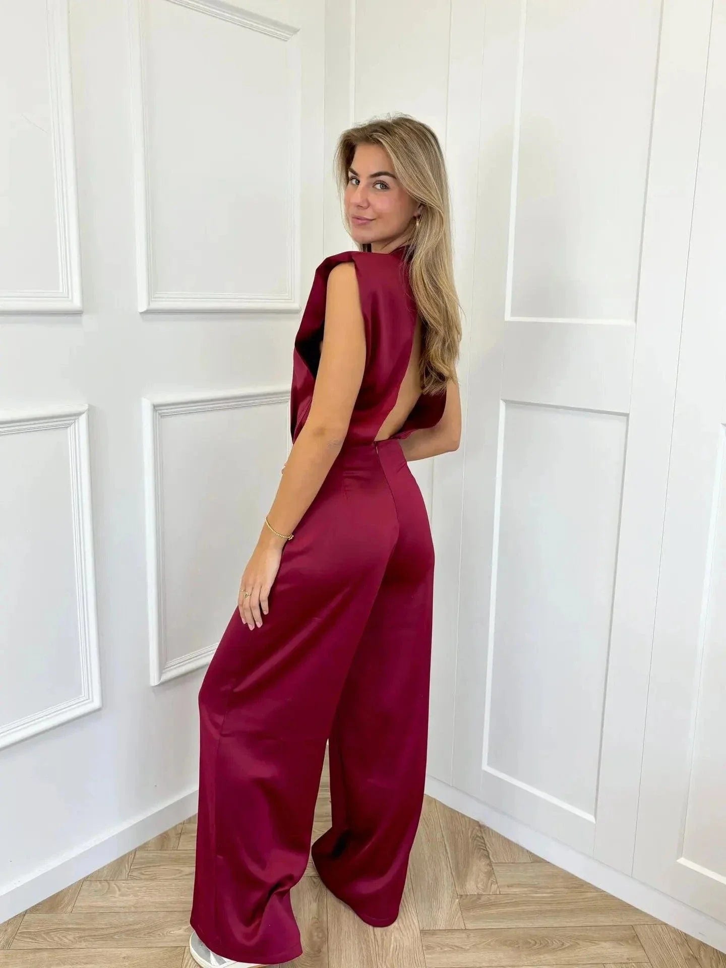 Women's Elegant Backless Jumpsuit