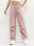 Women's Cargo Pocket Drawstring Pants 0
