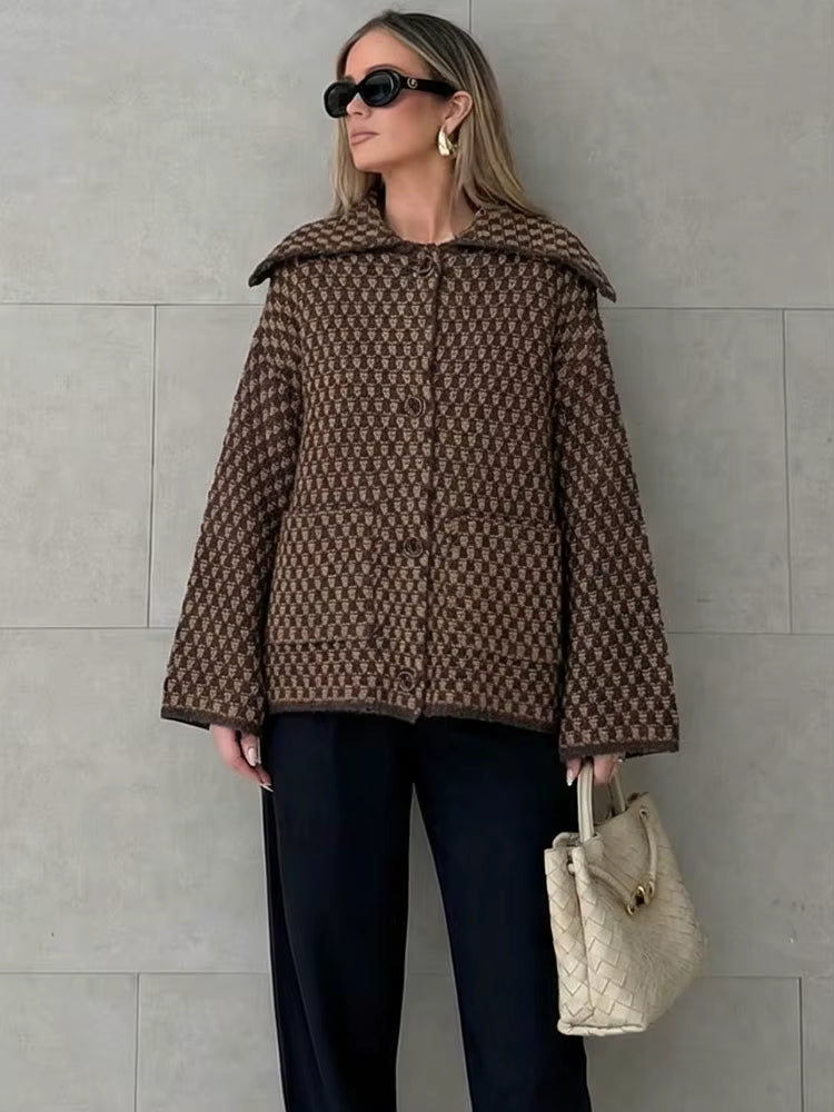 Women's Casual Knitted Warm Jacket