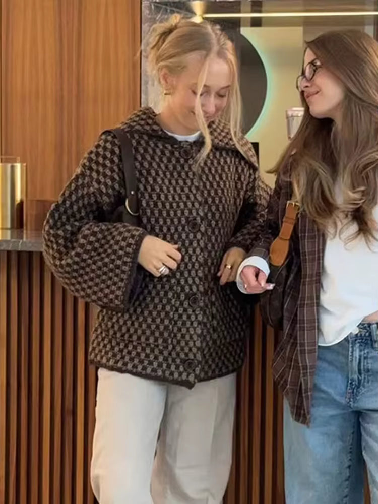 Women's Casual Knitted Warm Jacket