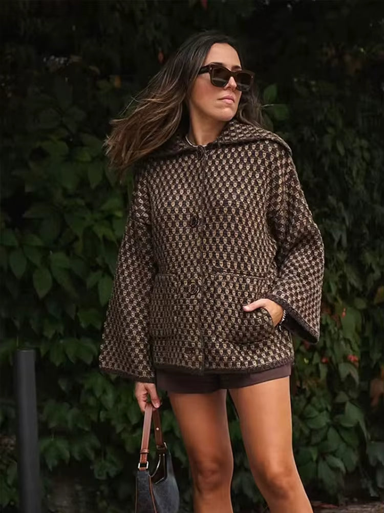 Women's Casual Knitted Warm Jacket