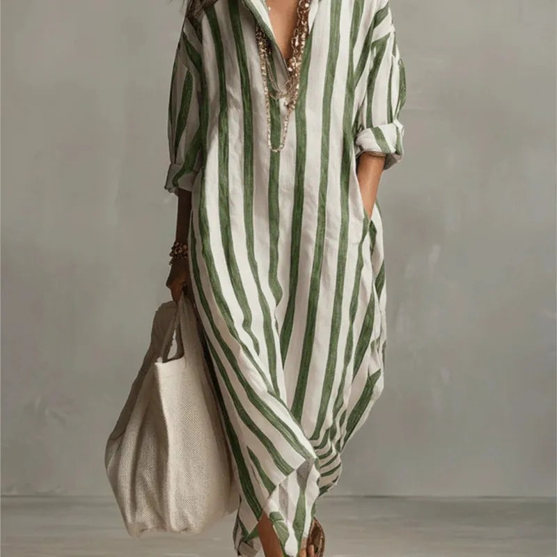 Women’s Casual Maxi Dress with Pockets