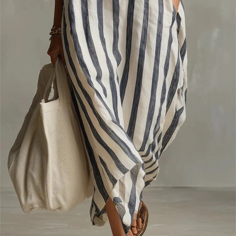 Women’s Casual Maxi Dress with Pockets