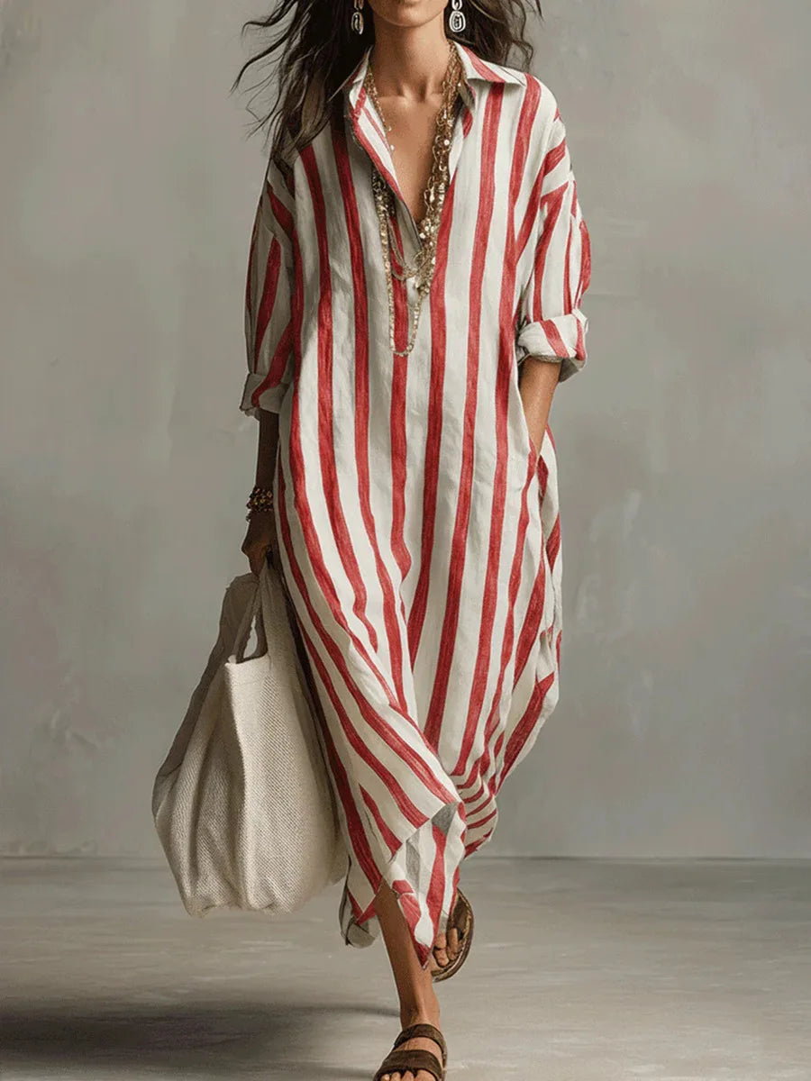 Women’s Casual Maxi Dress with Pockets