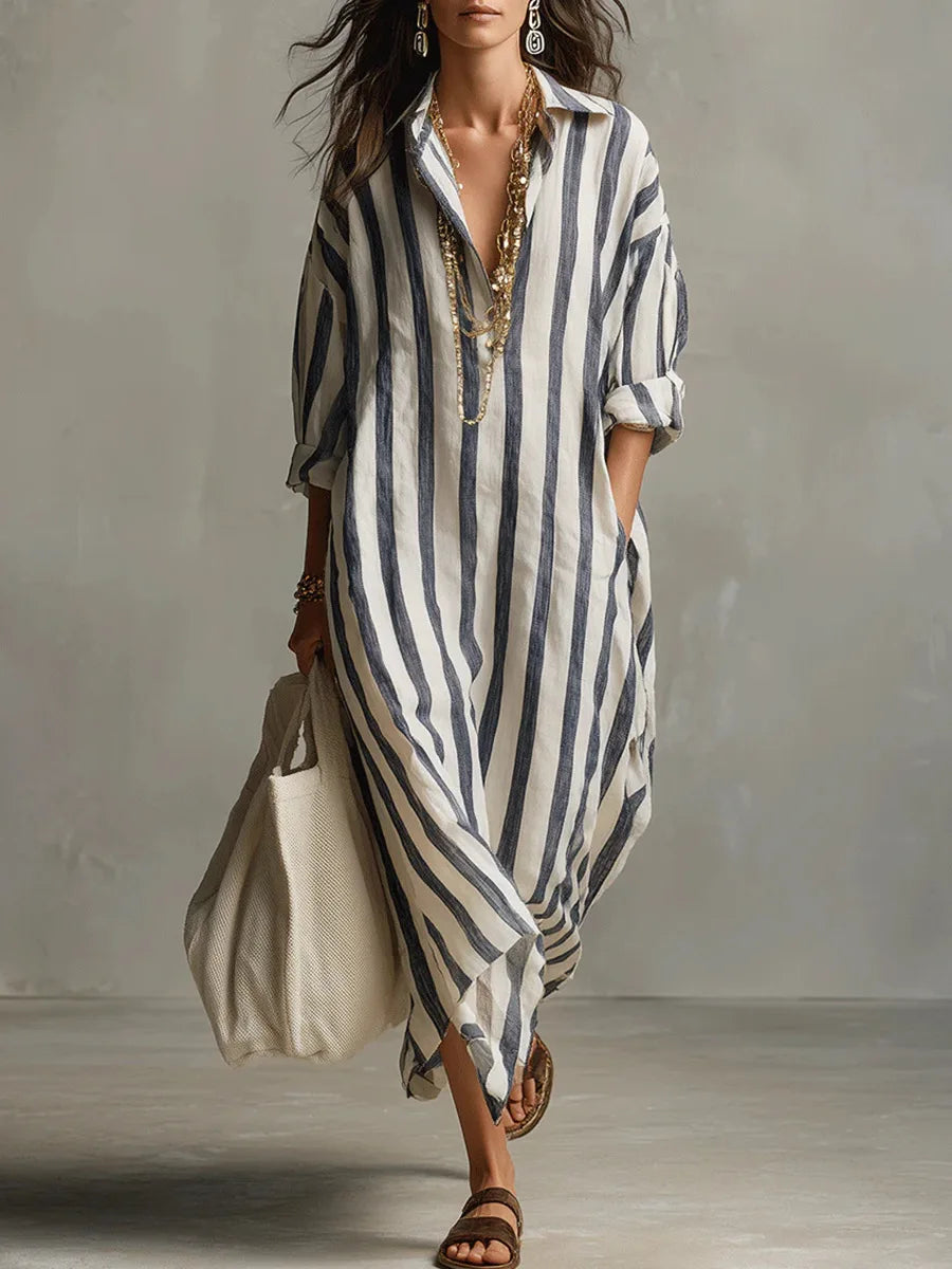 Women’s Casual Maxi Dress with Pockets
