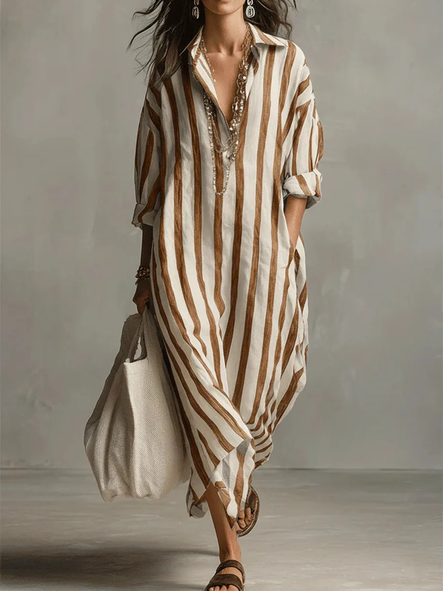 Women’s Casual Maxi Dress with Pockets