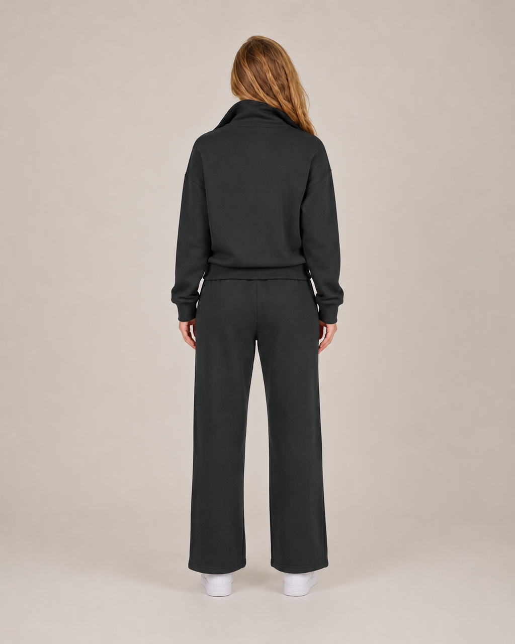 Women's Casual Loungewear Set with Sweatshirt and Sweatpants