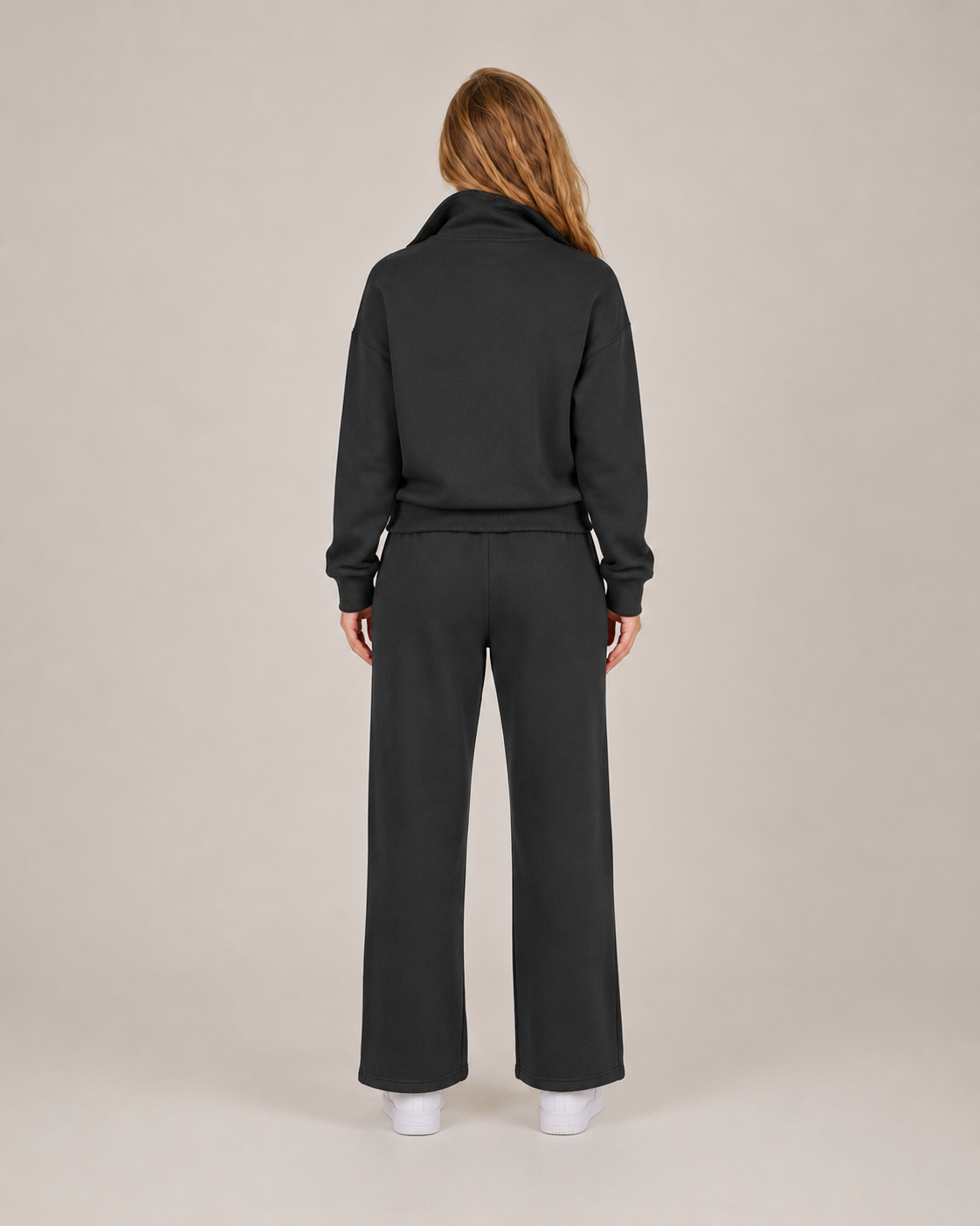 Women's Casual Loungewear Set with Sweatshirt and Sweatpants