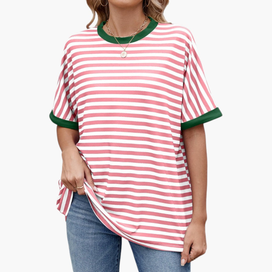 Women's Casual Striped T-Shirt for Everyday Style