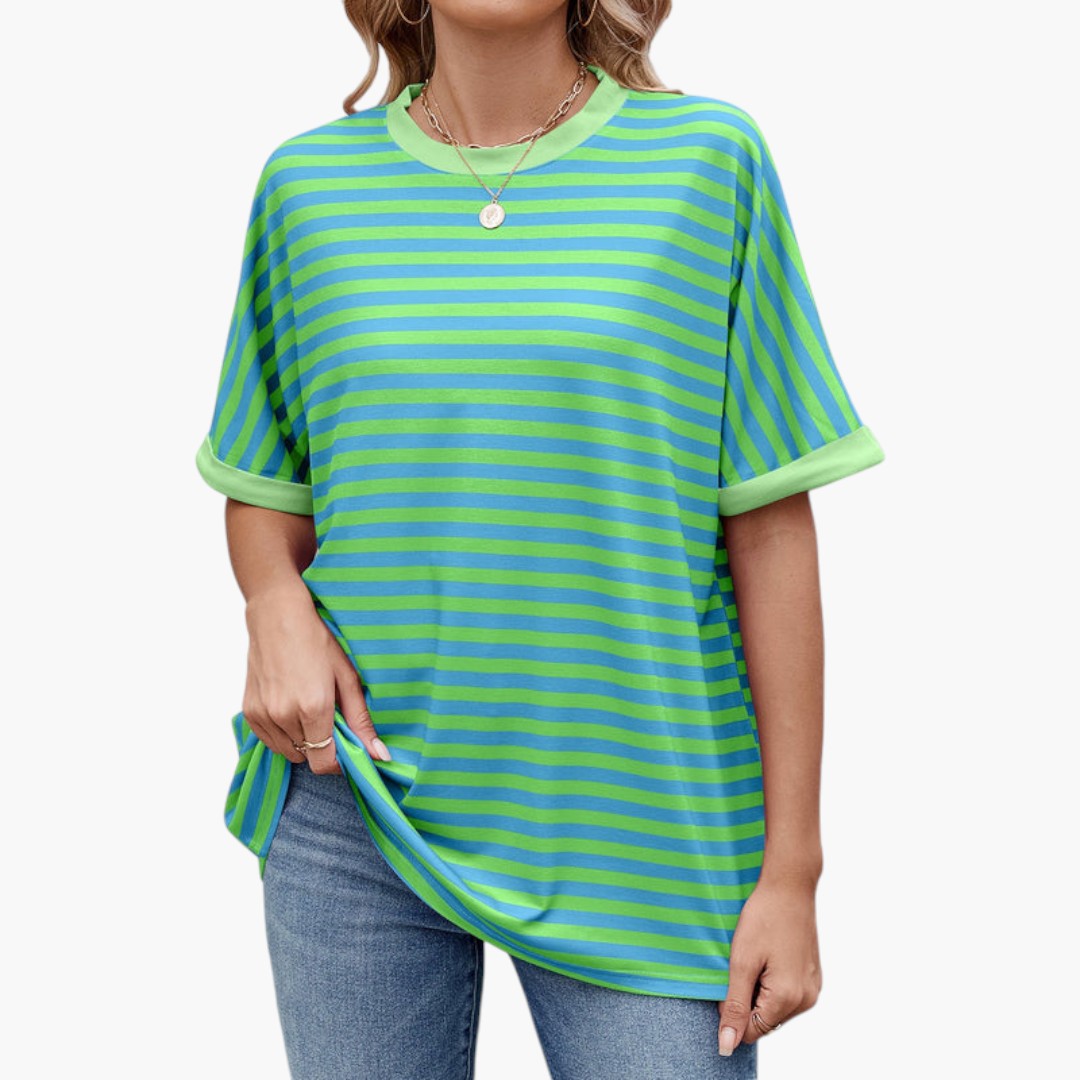 Women's Casual Striped T-Shirt for Everyday Style